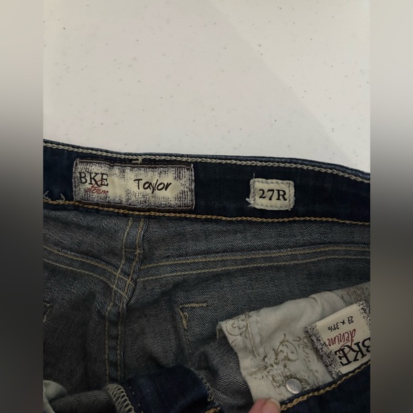 Womens BKE Buckle Bootcut Taylor Denim‎ Jeans Size 27 EUC 535 - Picture 9 of 11